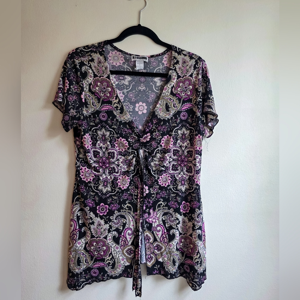 Y2K JL Studio Floral Top